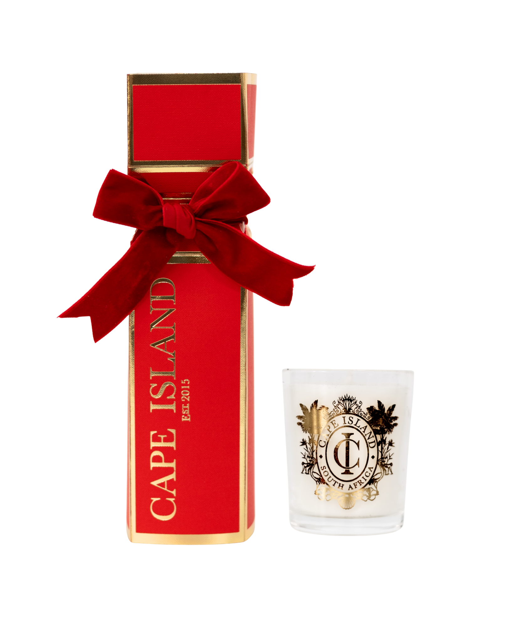 With Love Red Cracker with mini candle