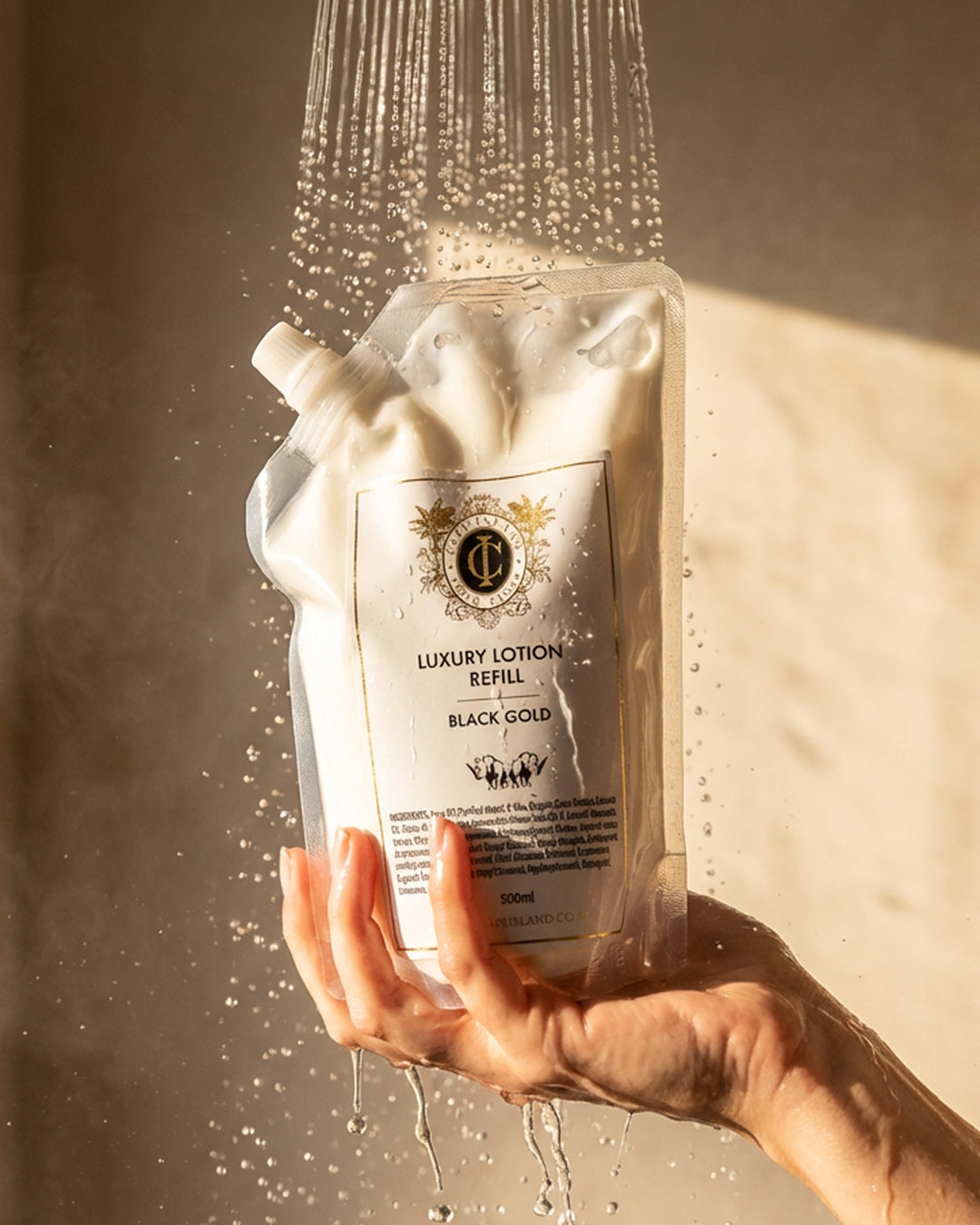 Black Gold Luxury Lotion Refill 500ml