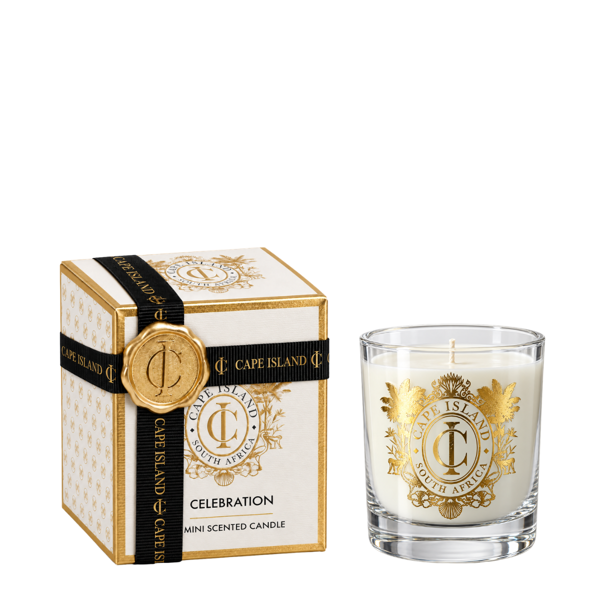 Cape Island White Celebration Mini Candle
