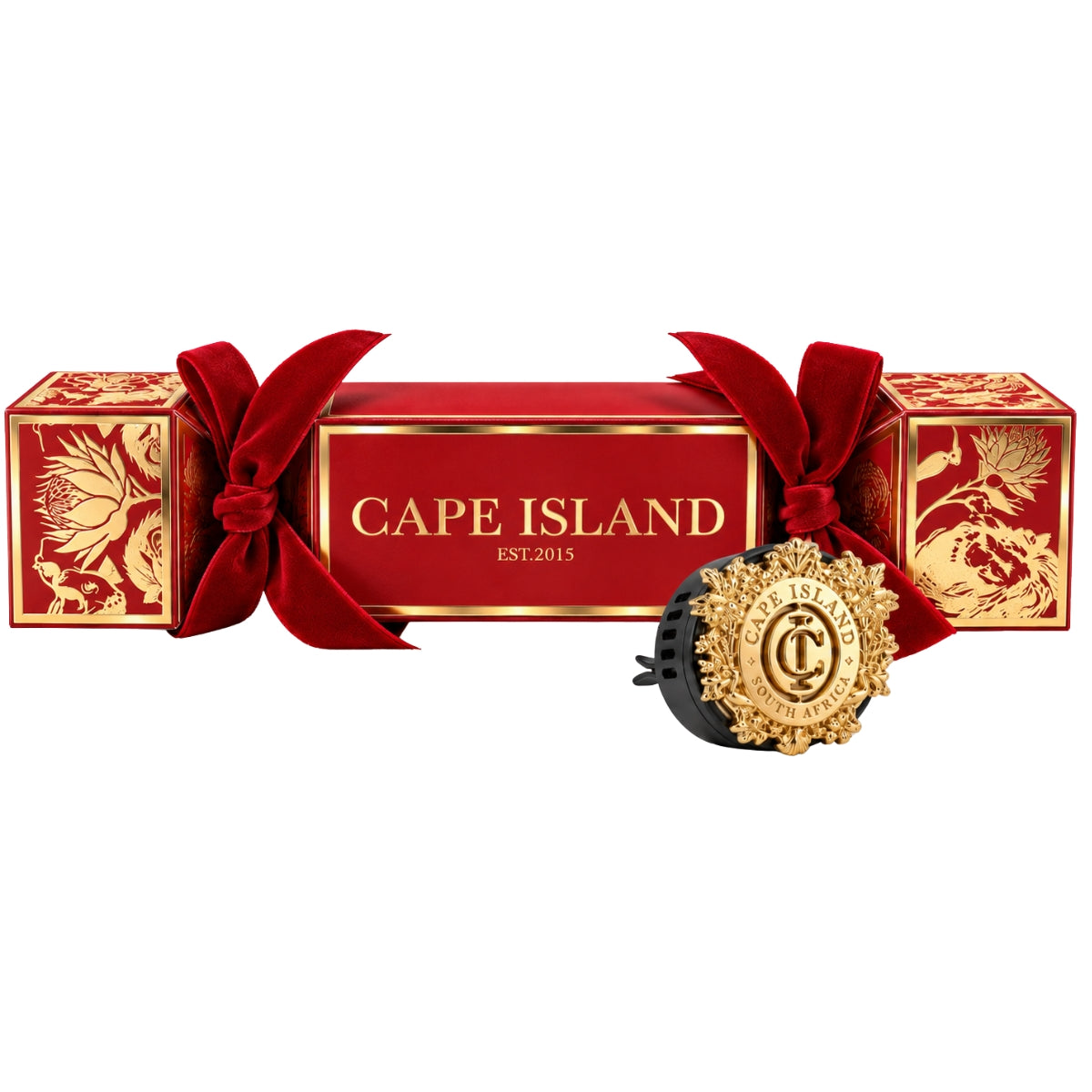 Cape Island Crimson Christmas Cracker with Car Diffuser