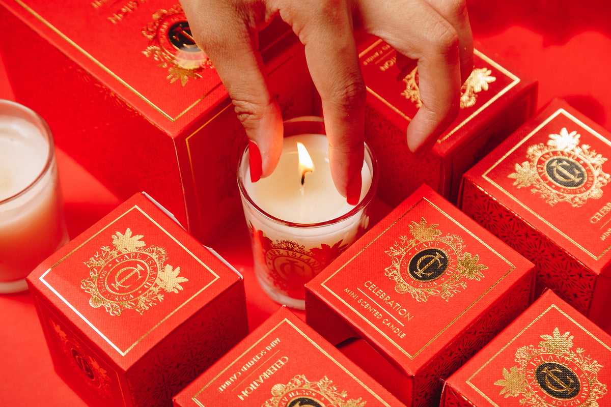 Red Celebration Mini Candle