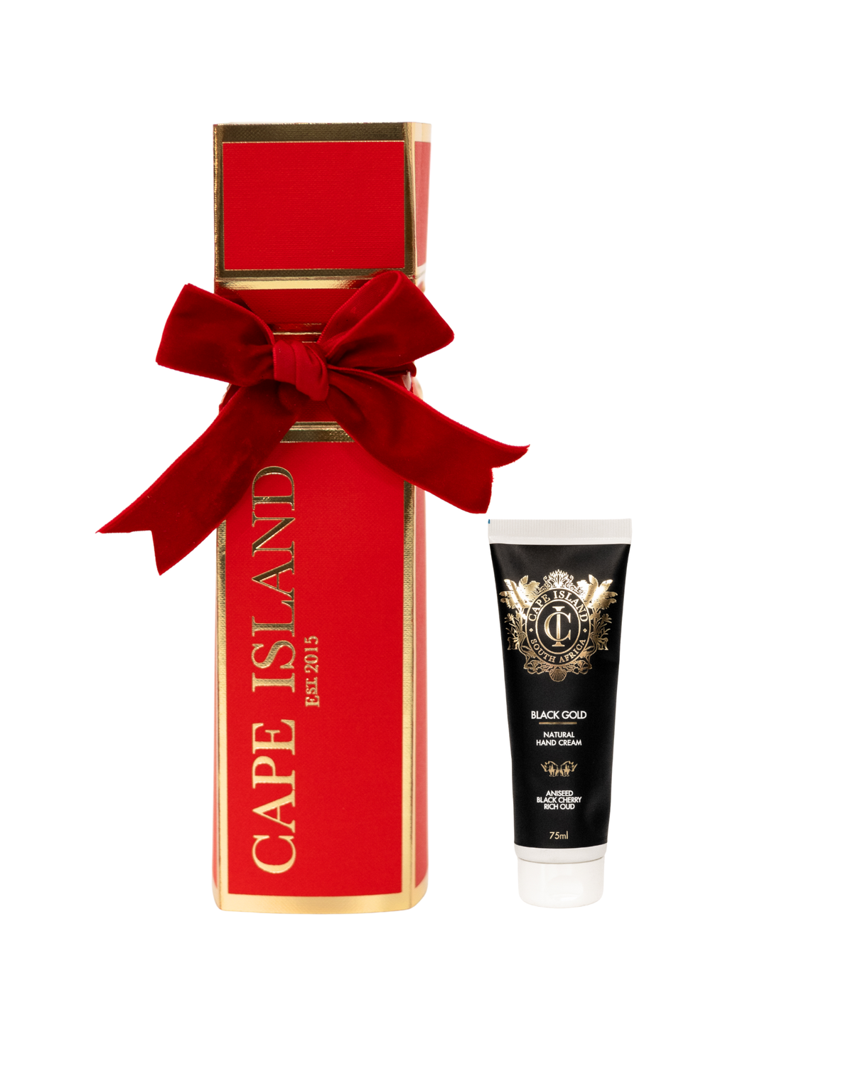 Red Christmas Cracker with Hand Cream