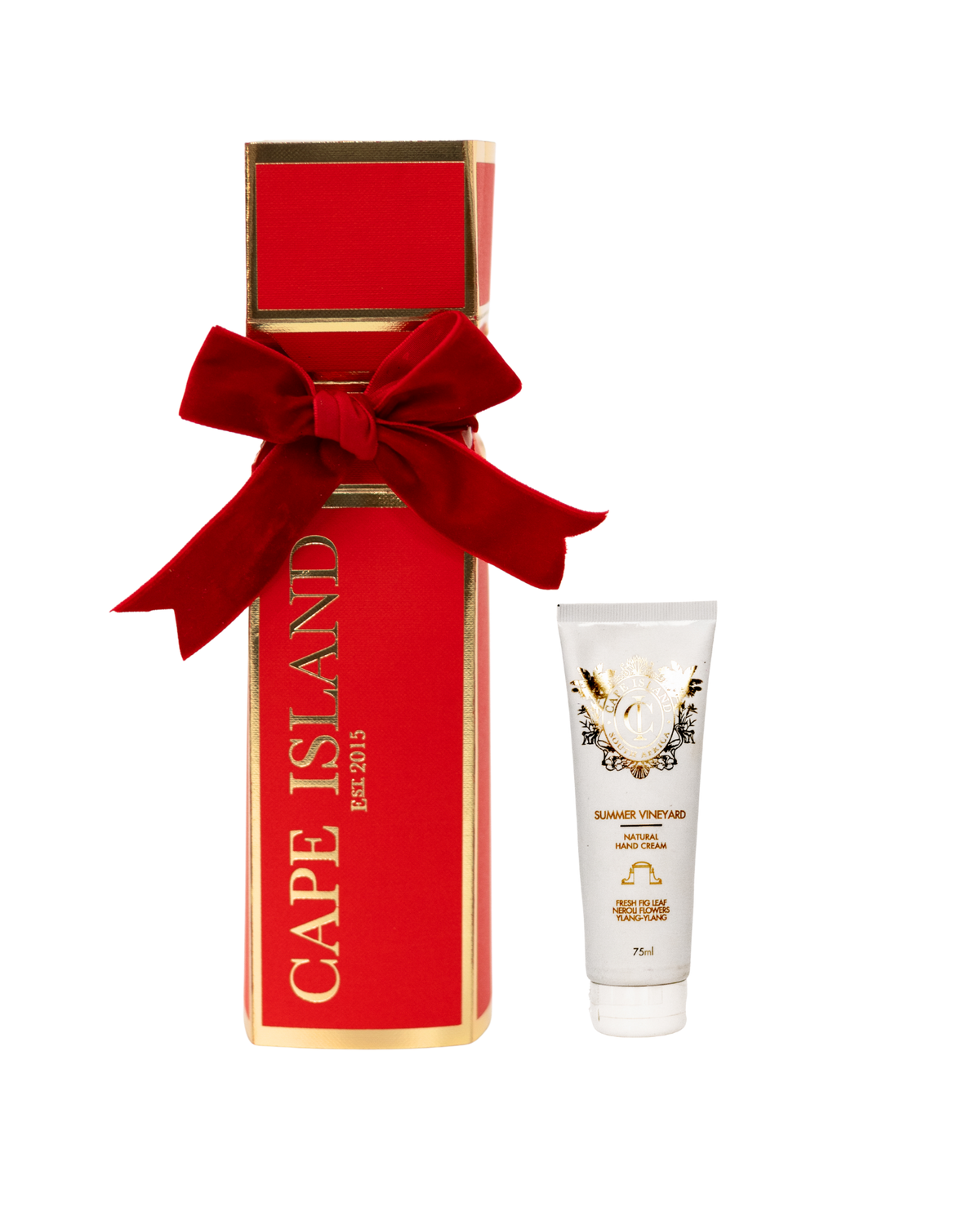 Red Christmas Cracker with Hand Cream