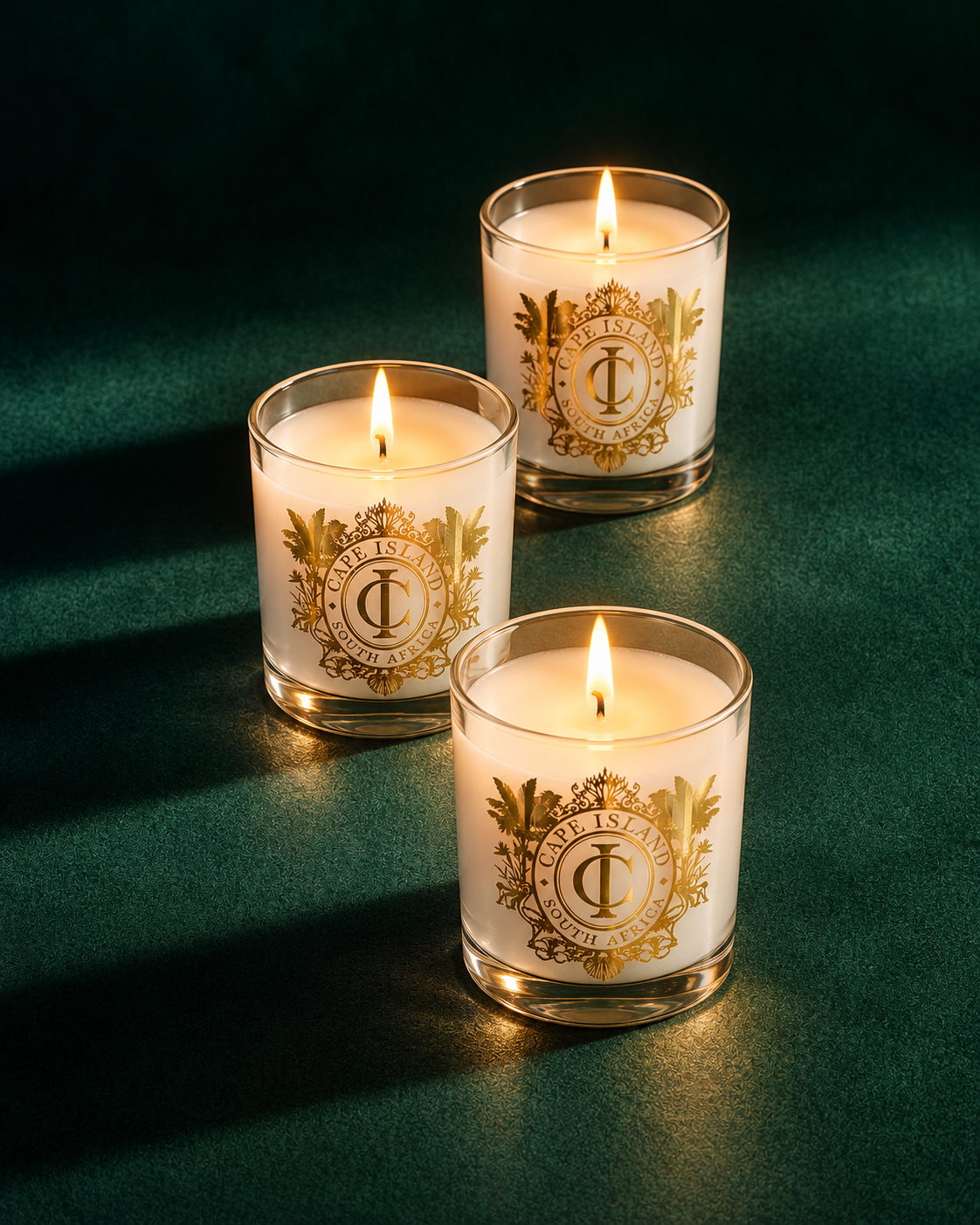 White Celebration Mini Candle