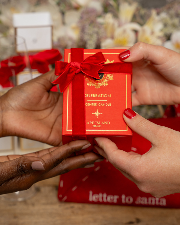 Classic Red Celebration Candle