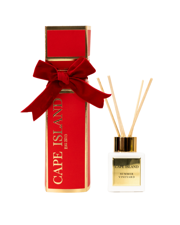 Red Christmas Cracker & 50ml Mini fragrance diffuser