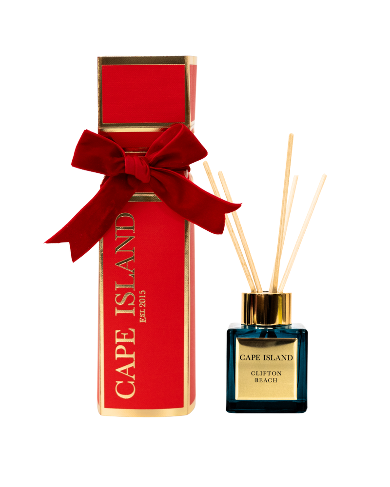 Red Christmas Cracker & 50ml Mini fragrance diffuser
