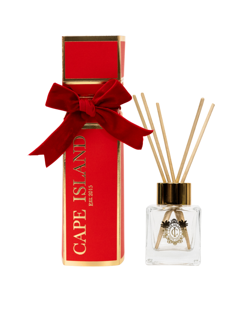Red Christmas Cracker & 50ml Mini fragrance diffuser