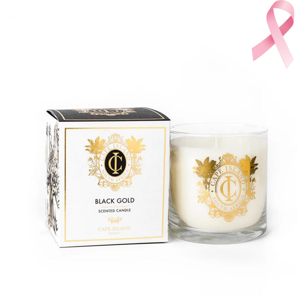 Black Gold Large Candle