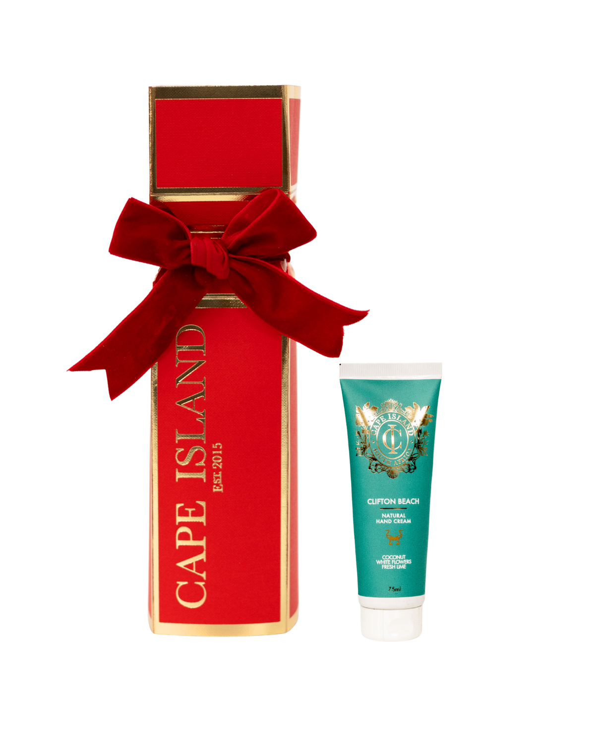 Red Christmas Cracker with Hand Cream