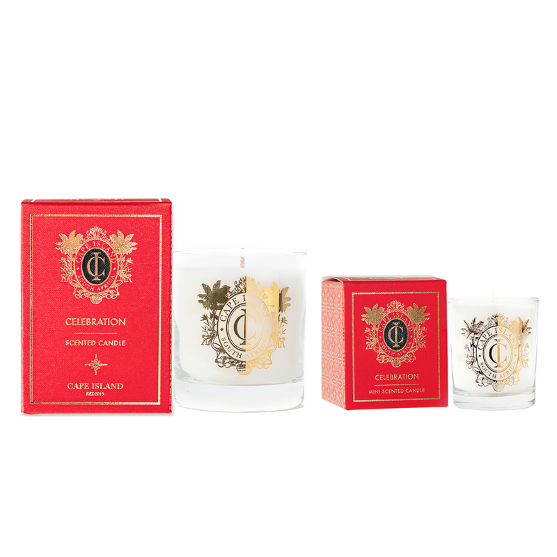 Red Celebration Classic & Mini candle